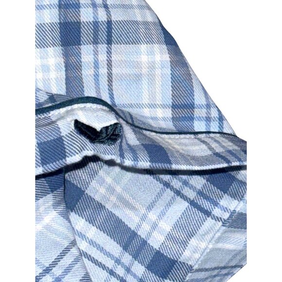 Petite Plume Boys Blue Plaid Pajama Set Size 10 - Cotton & Modacrylic - Picture 6 of 13